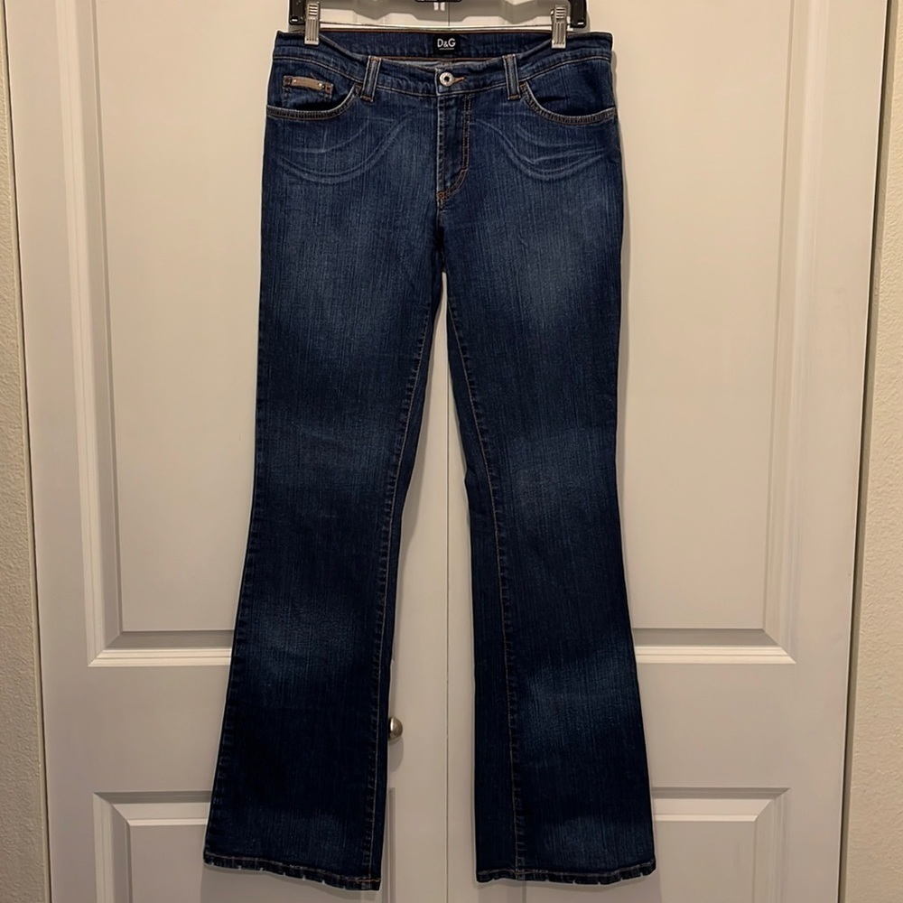 D&G Dolce & Gabbana Flare Leg Jeans